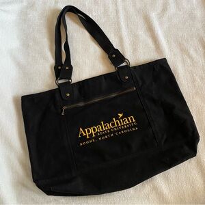 NWOT Appalachian State Brushed Cotton Canvas Tote